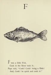 De letter F